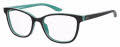 Under Armour UA 5036 Black Turquoise (0EL9) Eyeglasses - Color Image