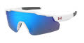 Under Armour UA Levelup JR Matte White Blue (WWK/Z0) Sunglasses - Color Image