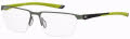 Under Armour UA 5049/G Matte Dark Ruthenium Green (0OC) Eyeglasses - Color Image