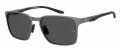 Under Armour UA Assist MTL/G Matte Dark Ruthenium Black (5MO/M9) Sunglasses - Color Image