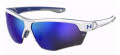Under Armour UA Yard Dual Matte White Blue (WWK/W1) Sunglasses - Color Image
