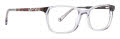 Vera Bradley Nikki Bordeaux Blooms Eyeglasses - Color Image