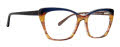 Vera Bradley Acadia Lotus Montage Roasted Pecan Eyeglasses - Color Image