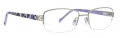 Vera Bradley Diane Plum Pansies Eyeglasses - Color Image