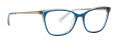 Vera Bradley Falls Bubbly Flowers Blue Eyeglasses - Color Image
