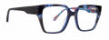 Vera Bradley Gardiner Bubbly Flowers Blue Eyeglasses - Color Image