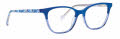 Vera Bradley Haven Sweet Garden Blue Eyeglasses - Color Image