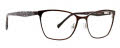 Vera Bradley Paulina Mahogany Medallion Eyeglasses - Color Image