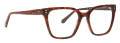 Vera Bradley Wye Lotus Montage Roasted Pecan Eyeglasses - Color Image