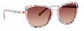 Vera Bradley Francisca Paradise Coral Sunglasses - Color Image