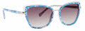 Vera Bradley Francisca Sweet Garden Blue Sunglasses - Color Image