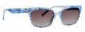 Vera Bradley Kallie Sweet Garden Blue Sunglasses - Color Image