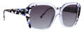 Vera Bradley Saundra Plum Pansies Sunglasses - Color Image