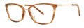 Vera Wang Candiace Chiffon Horn Eyeglasses - Color Image