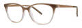 Vera Wang Melrose Cafe Latte Eyeglasses - Color Image