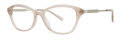Vera Wang Taffeta Barely Blush Eyeglasses - Color Image
