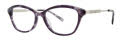 Vera Wang Taffeta Violet Tortoise Eyeglasses - Color Image
