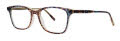 Vera Wang V579 Azure Cheetah Eyeglasses - Color Image