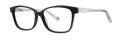 Vera Wang Evonne Black Eyeglasses - Color Image