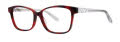 Vera Wang Evonne Scarlet Eyeglasses - Color Image