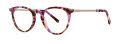 Vera Wang Ginger Violet Eyeglasses - Color Image