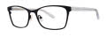 Vera Wang Skyler Black Eyeglasses - Color Image