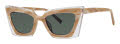 Vera Wang V616 Ivory Sunglasses - Color Image