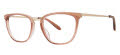 Vera Wang V557 Rose Gold Eyeglasses - Color Image