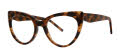 Vera Wang Netta Mahogany Eyeglasses - Color Image