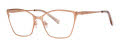 Vera Wang V726 Rose Gold Eyeglasses - Color Image