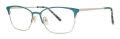 Vera Wang Charlene Teal Eyeglasses - Color Image