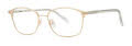 Vera Wang Raquel Gold Eyeglasses - Color Image