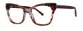 Vera Wang V558 Amethyst Tortoise Eyeglasses - Color Image