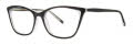 Vera Wang V586 Black Crystal Eyeglasses - Color Image