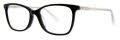 Vera Wang VA55- Alternate Fit Black Eyeglasses - Color Image