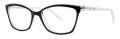 Vera Wang Yolanda Black Eyeglasses - Color Image