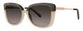 Vera Wang Tera Black/Horn Sunglasses - Color Image