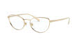 Versace VE1266 Gold (1002) Eyeglasses - Color Image