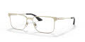 Versace VE1276 Brushed Pale Gold (1339) Eyeglasses - Color Image