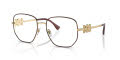 Versace VE1283 Bordeaux/Gold (1480) Eyeglasses - Color Image