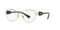 Versace VE1284 Gold (1002) Eyeglasses - Color Image