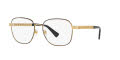 Versace VE1290 Havana/Gold (1499) Eyeglasses - Color Image