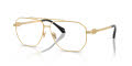 Versace VE1307 Gold (1002) Eyeglasses - Color Image