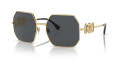 Versace VE2248 Gold / Dark Grey (100287) Sunglasses - Color Image