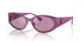 Versace VE2263 Metallic Fuxia / Dark Violet Mirror Silver Int (1503AK) Sunglasses - Color Image