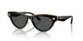 Versace VE2273 Black/Dark-Grey (GB1_87) Sunglasses - Color Image