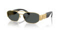 Versace VE2287 Gold/Dark Grey (100287) Sunglasses - Color Image