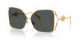 Versace VE2288 Gold/Dark Grey (100287) Sunglasses - Color Image