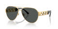 Versace VE2289 Gold/Dark Grey (100287) Sunglasses - Color Image