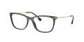 Versace VE3274B Black Transparent (5483) Eyeglasses - Color Image
